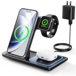 Station de charge 3 en 1 chargeur induction iphone pour iphone 17 / 16 / 15 / 14 / 13 / 12 / pro / max ...