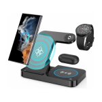 Station de charge sans fil 3 en 1 pliable rapide pour samsung galaxy z flip 5 / 4 z fold 5 / 4 (noir) ...