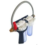Station double filtration et anticalcaire avec by - pass - fabrication fran�aise