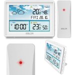 Station météo - bd - 909 - blanc - sans sonde - alarme de température - prévisions 12h Station météo - bd - 909 - blanc - sans sonde - alarme de température - prévisions 12h