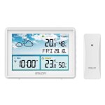 Station météo avec capteur extérieur sans fil horloge radio numérique dcf thermomètre hygromètre dintérieur ... Station météo avec capteur extérieur sans fil horloge radio numérique dcf thermomètre hygromètre dintérieur ...