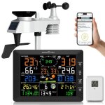 Station m�t�o connect�e 14 - en - 1 - debsy - wifi - int�rieur et ext�rieur - pluviom�tre - an�mom�tre ...