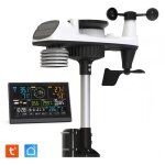 Station m�t�o connect�e - kyf - wifi solaire - 8 en 1 dont qualit� de lair + thermo - hygrom�tre
