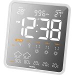 Station m�t�o connect�e - techno line - wd3035 - technologie tuya - pr�visions r�gionales - 1 capteur ...
