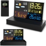 Station m�t�o sans fil - janshop - �cran lcd - bd - 912 - pr�visions 12 heures - capteur ext�rieur sans ...