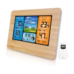 Station mto numrique sans fil avec capteur extrieur - heure - date - temprature - humidit baromtre ...