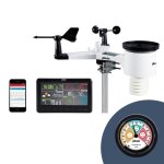 Station météo professionnelle 8 en 1 avec wi - fi et app - alecto - ws - 5500 - noir Station météo professionnelle 8 en 1 avec wi - fi et app - alecto - ws - 5500 - noir