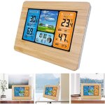 Stations mto sans fil avec capteur intrieur extrieur station mto numrique lcd avec alerte / temprature ...