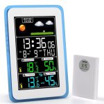 Station météo sans fil intérieure et extérieure avec thermomètre hygromètre baromètre led Écran rétro ... Station météo sans fil intérieure et extérieure avec thermomètre hygromètre baromètre led Écran rétro ...