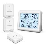Station météo sans fil thermomètre hygromètre numérique dintérieur extérieur thermomètre de réfrigérateur ... Station météo sans fil thermomètre hygromètre numérique dintérieur extérieur thermomètre de réfrigérateur ...