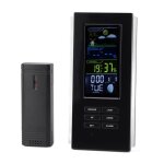 Station m�t�o sans fil - ulisem - thermom�tre int�rieur / ext�rieur - r�veil intelligent - multicolore ...