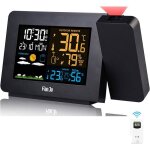 Station mto thermomtre hygromtre sans fil avec capteur horloge mto  projection thermomtre intrieur ...