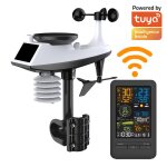 Station mto wifi smart tuya home digital vitesse du vent direction temprature humidit moniteur pour ...