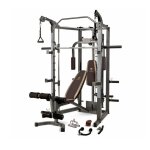 Cage smith marcy sm - 4008 - 4 postes de rangements - compatible disques standard et olympiques
