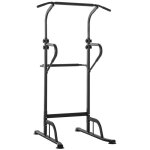 Station de musculation homcom multifonctions barre de traction chaise romaine hauteur rglable acier ...