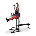 Station de traction avec banc de musculation mobiclinic mx 100 kg power tower station de musculation ...