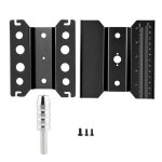 Station plate?forme de rparation travail rotatif pour voiture modle rc 1 / 8 1 / 10 (noire)