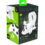 Station de recharge - stealth - sx - c60 - blanc - support casque - chargeur usb