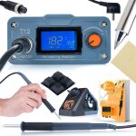 Station de soudage pour pointes t12 rosfix orange akbash oled s�rie t12oao electric pro