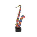 Statue d�corative saxophone r�sine art jazz d�coration musicale