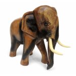 Statue - statuette purity - statue delephant en bois sculpte pour ornement bois dense marron extra large ... Statue - statuette purity - statue delephant en bois sculpte pour ornement bois dense marron extra large ...
