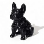 Statuette bulldog cramique 30 cm - lgance contemporaine pour une dco unique - moderne et lgante ...