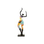 Statuette petite femme en rsine multicolore 125x10x38 cm