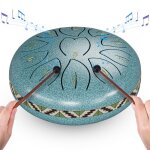 Steel tongue drum 6 pouces 11 tons handpan drum mini tambour à langue handpan instrument percussion steel ... Steel tongue drum 6 pouces 11 tons handpan drum mini tambour à langue handpan instrument percussion steel ...