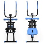 Stepper et appareil abdominal 2 en 1 pliable - appareil multifonctionnel de musculation maison pournoir ...