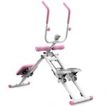 Stepper descalier pliable 2 en 1 avec entra�neur abdominal appareil multifonctionnel complet pour gym ...