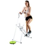 Stepper escalier pliable vertical 2 niveaux de r�sistance p�dales antid�rapantes guidon r�glable �cran ...