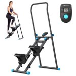 Stepper escalier pliable vertical merach guidon et pdales rglables cran lcd entranement complet du ...