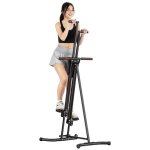 Stepper d?exercices fitness � domicile - vevor - avec guidons r�glable en hauteur - �quipement cardio ...