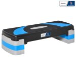 Stepper fitness aerobic - aosom. fr x ffhandball - hauteur reglable surface antiderapante 80 x 31 x 20 ...
