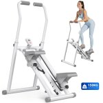 Stepper vertical pliable merach 3 niveaux de rsistance cran lcd structure robuste 3 hauteurs guidon ...