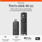 Stick lecteur multimdia - amazon - fire tv stick 4k max - wi - fi 6e - 4k ultra hd - dolby atmos
