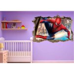 Stickers - spiderman - réf 23244 - 90x60cm - décoration murale - enfant Stickers - spiderman - réf 23244 - 90x60cm - décoration murale - enfant