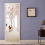 Sticker - arbre floral de lespace - autocollant porte affiche 3d - décoration murale - pvc - 200cm Sticker - arbre floral de lespace - autocollant porte affiche 3d - décoration murale - pvc - 200cm