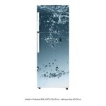 Stickers frigo - lumal�a - eau - adh�sif + protection brillante - 65x150 cm - id�al pour frigo 55x150 ...
