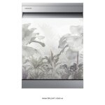 Stickers lave vaisselle - for�t tropicale - 3617689983448 - adh�sif brillant - 60x60 cm