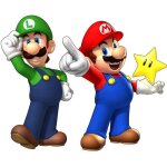 Stickers - mario et luigi - 90 cm - vinyl 100 microns - dcoration murale - enfant