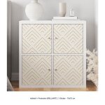 Stickers meuble - lumal�a - oriental - adh�sif + protection brillante - 1 sticker - 70x70 cm