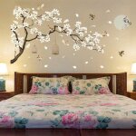 Stickers muraux 187 * 128 cm grand taille arbre stickers muraux fleur home decor papiers peints Stickers muraux 187 * 128 cm grand taille arbre stickers muraux fleur home decor papiers peints