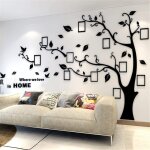 Stickers muraux arbre 3d diy stickers muraux avec cadre photo photo arbre stickers muraux pour famille ...
