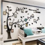 Stickers muraux arbre 3d diy stickers muraux avec cadre photo photo arbre stickers muraux pour famille ...