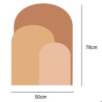 Sticker mural - arche - dcoration murale - pvc - style bohme - impermable