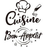Stickers muraux cuisine quotbon apptitquot dcoration diy pour salle manger pzcc