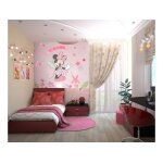 Sticker mural petite souris minnie princesse dessins animés cartoon Sticker mural petite souris minnie princesse dessins animés cartoon