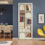 Stickers de porte 77x200cm armoire biblioth�que autocollant porte affiche 3d chambre salle de bain auto ...
