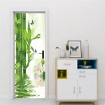 Stickers porte trompe loeil effet 3d autocollant porte auto - adh�sif amovible - poster de porte - papier ...